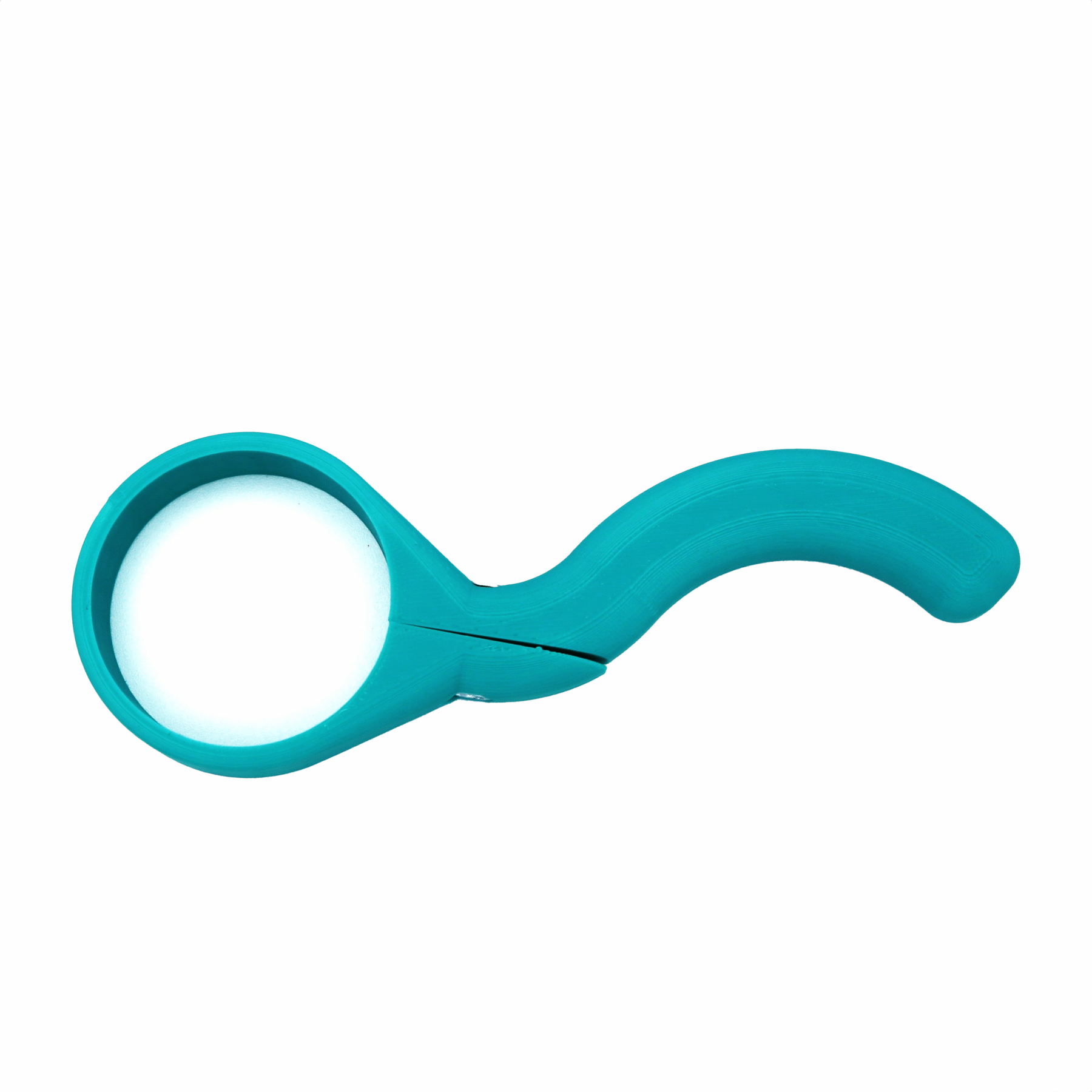 Door handle Teal