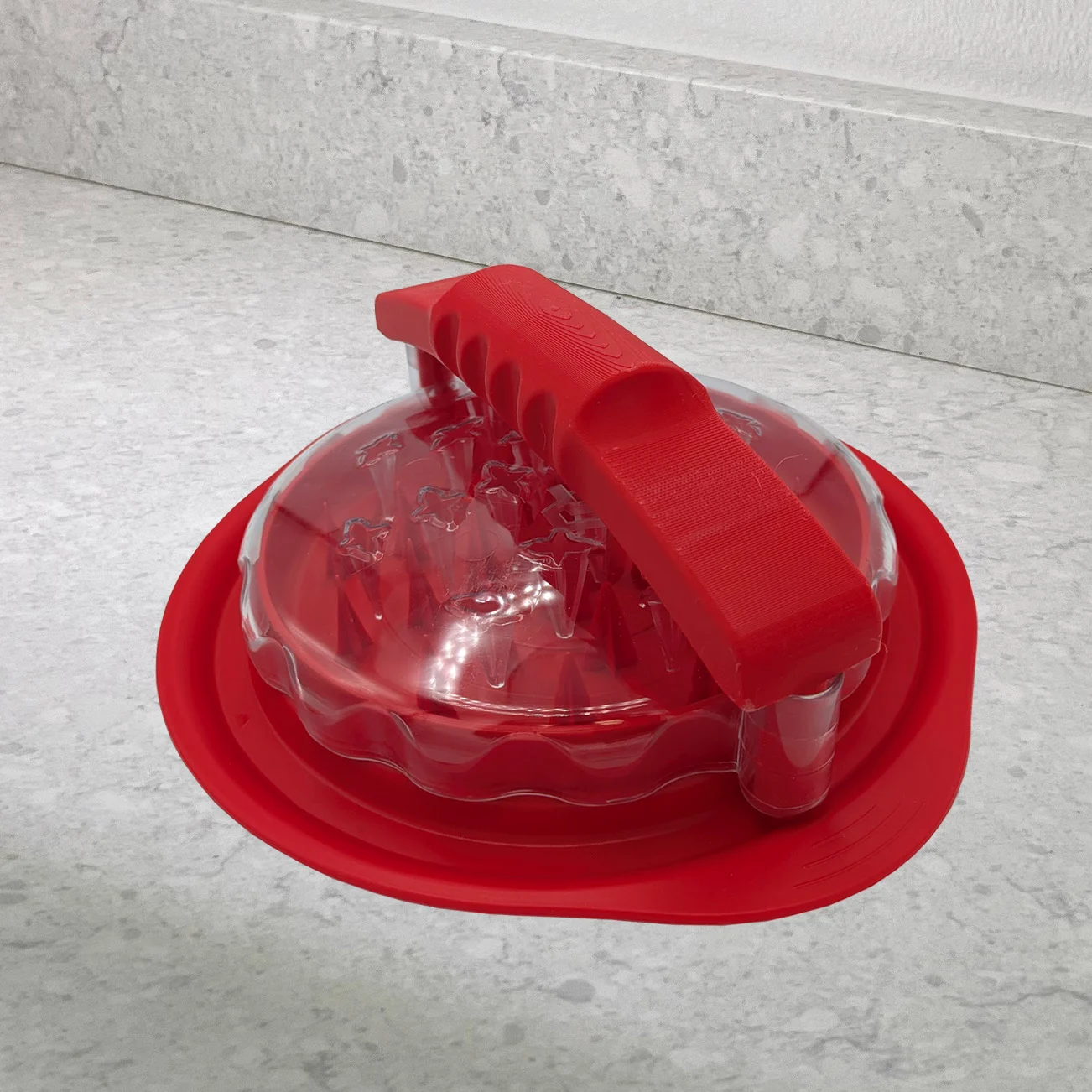 Meat shredder in kitchen