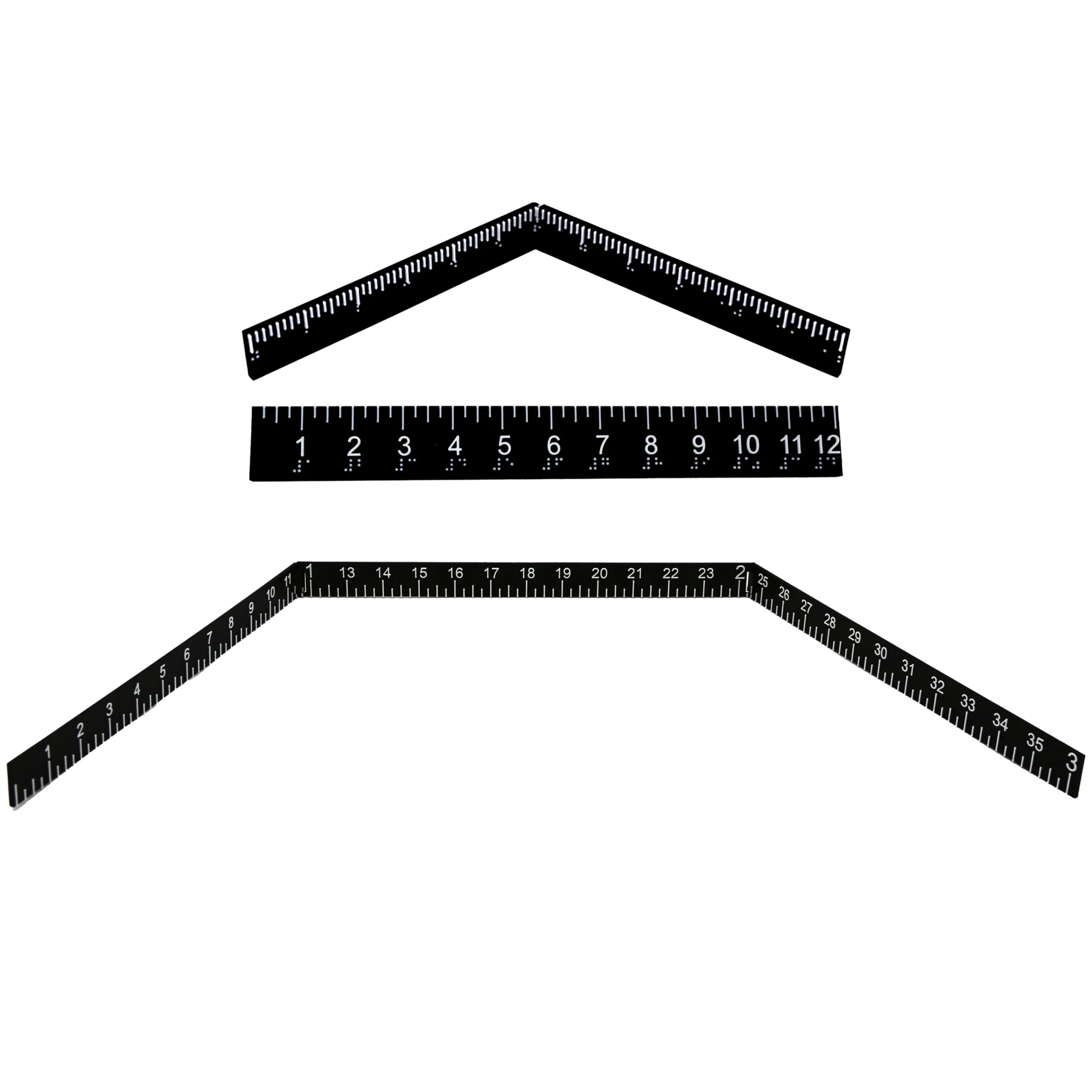 All Braille rulers Product photo