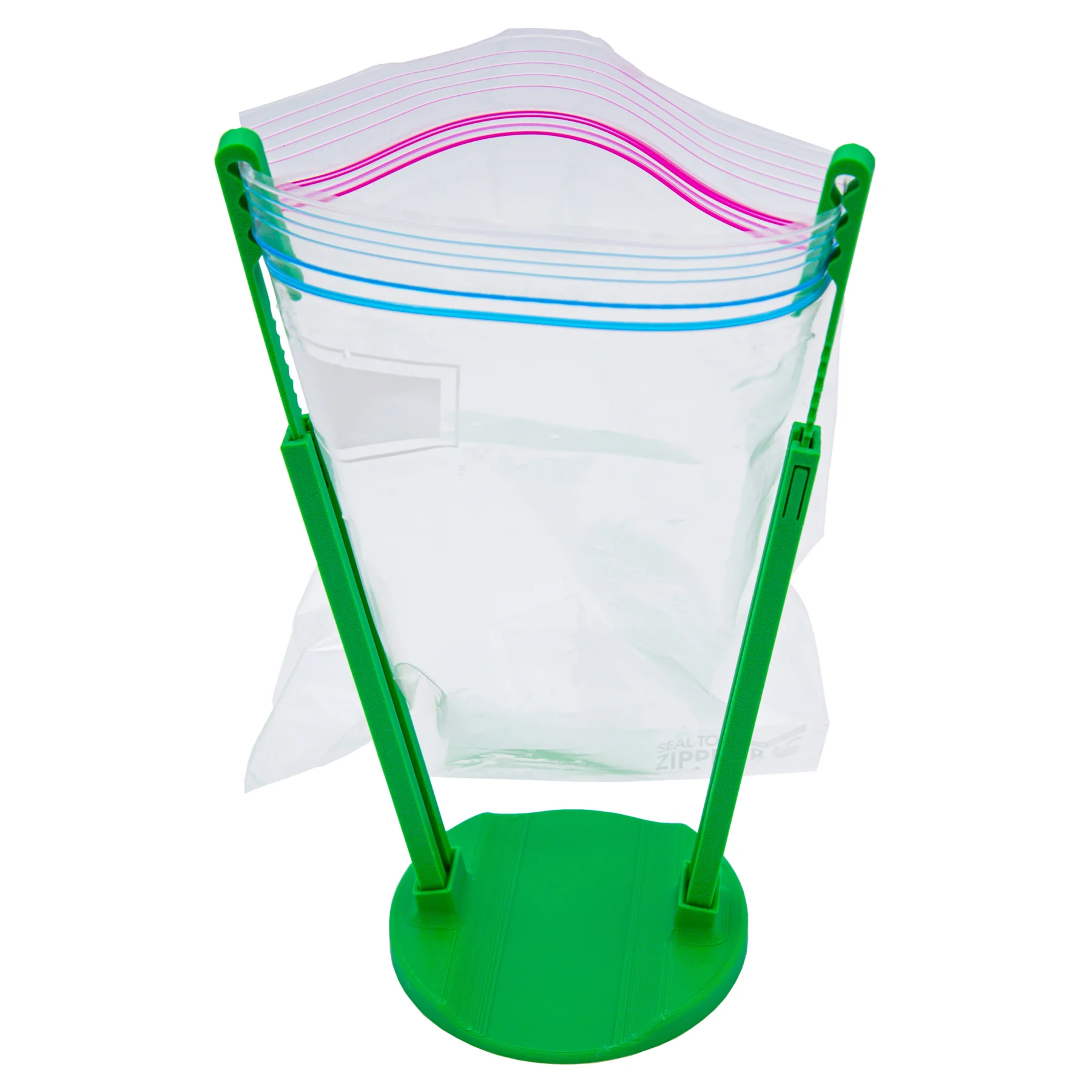 Sandwich Bag holder green stand